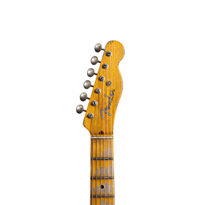 Fender Custom Shop 1951 Nocaster Super Heavy Relic Akçaağaç Klavye Super Faded Aged Nocaster Blonde Elektro Gitar